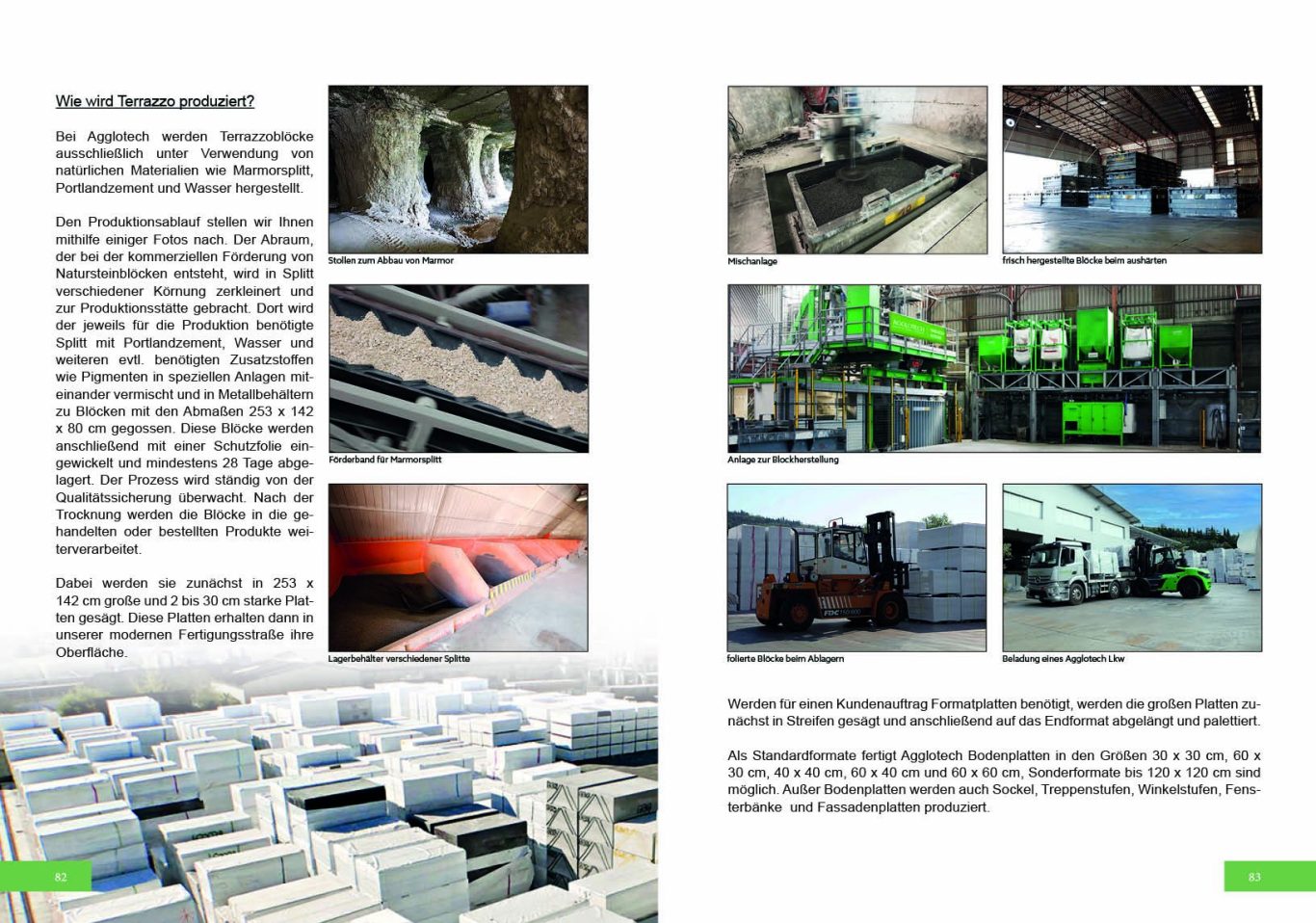 Beispielseite aus dem Kapitel "Alternative Betonwerkstein / Terrazzo" Beispielseite aus dem Kapitel "Alternative Betonwerkstein / Terrazzo"